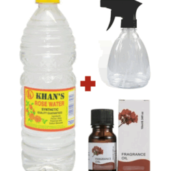 Rose water, Essential oil, & Spray bottle Combo