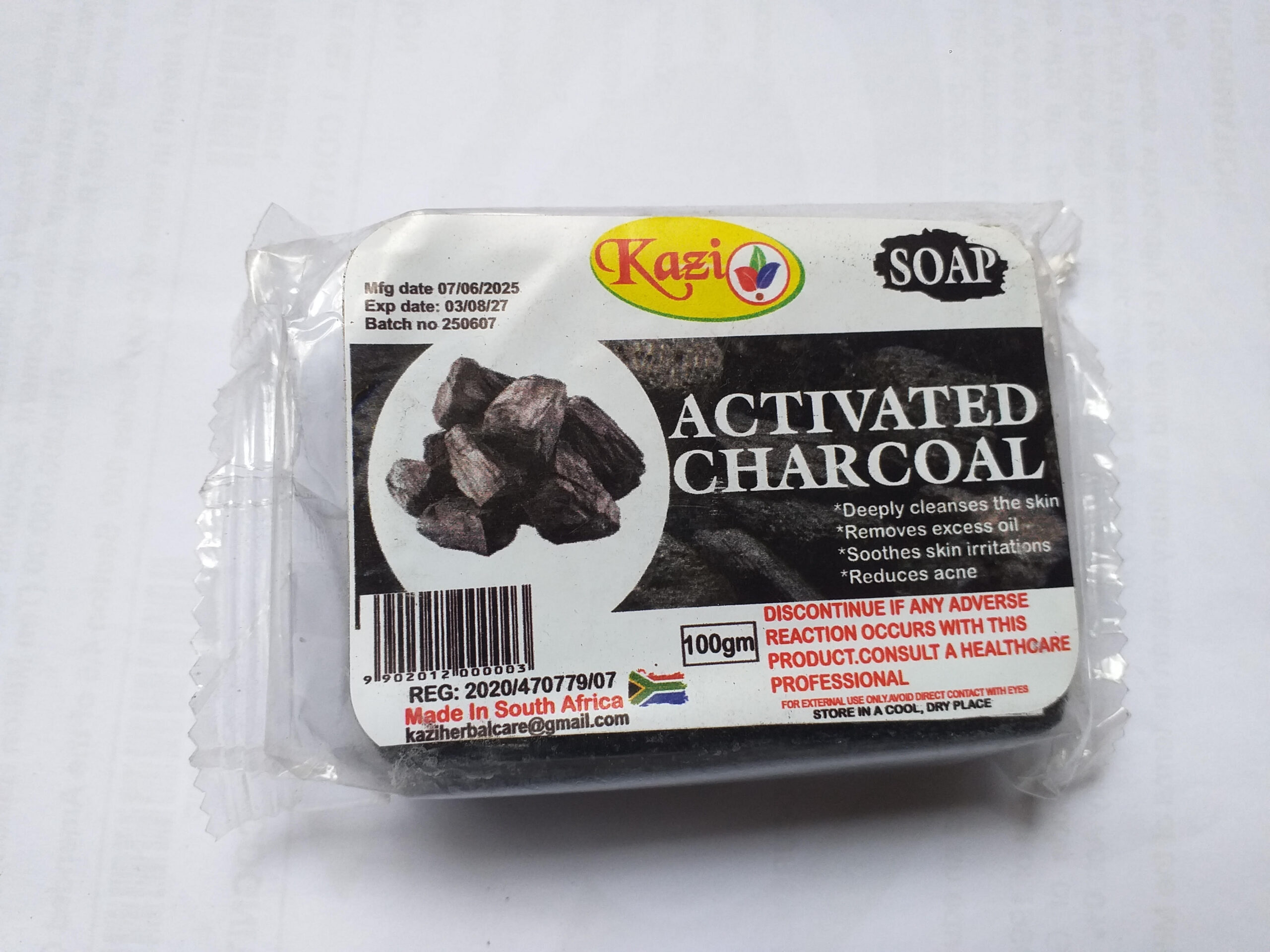 charcoal soap (100ml)
