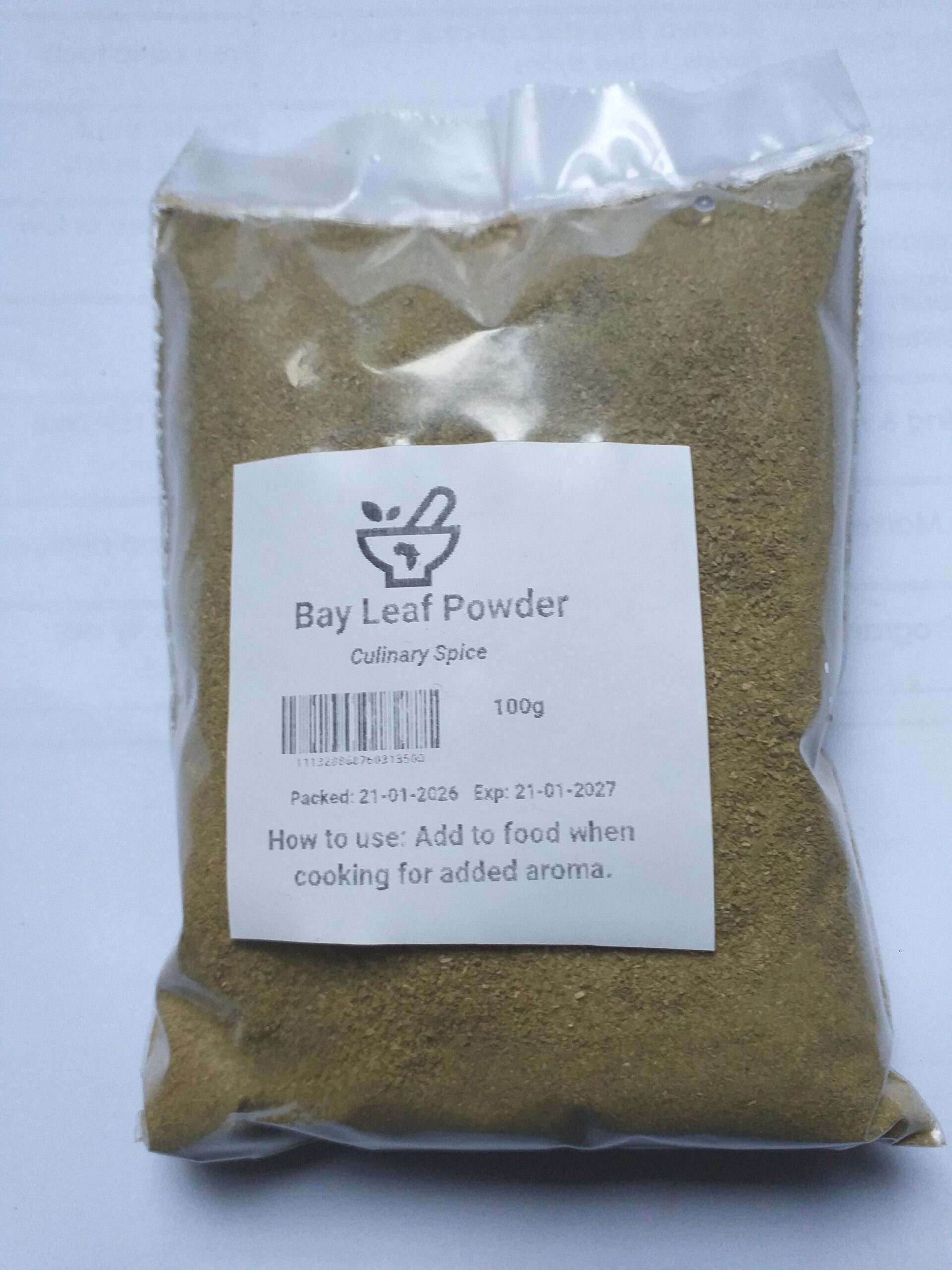 Bay leaf powder