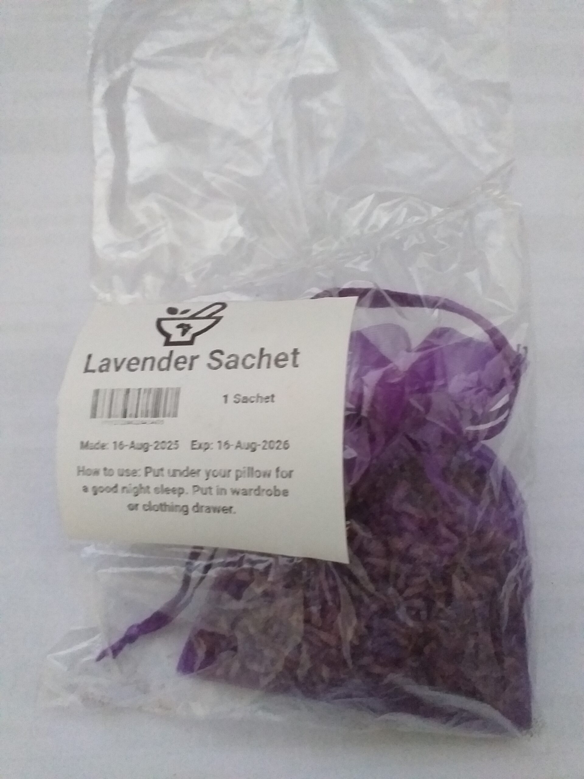 Lavender sachet