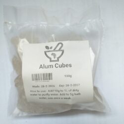 Alum crystals