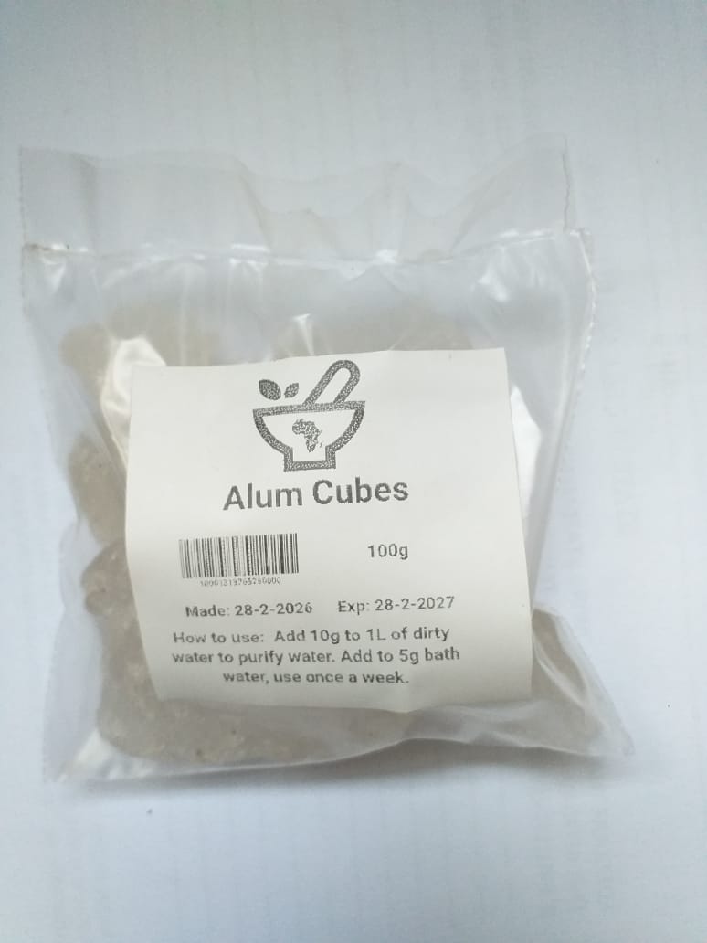 Alum crystals