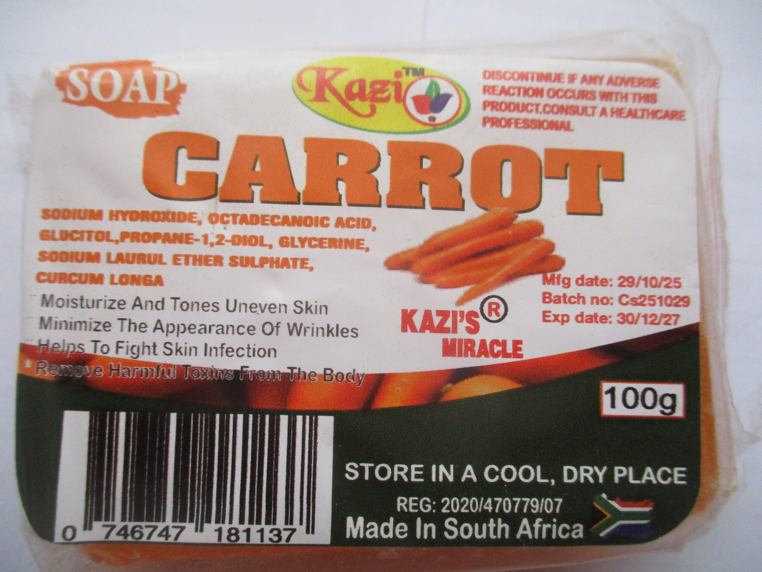 Carrot Soap